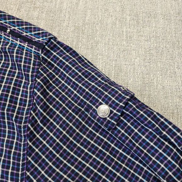 COOGI Button Up  Shirt Mens 4XL Multicolor Check Flannel - Picture 3 of 11